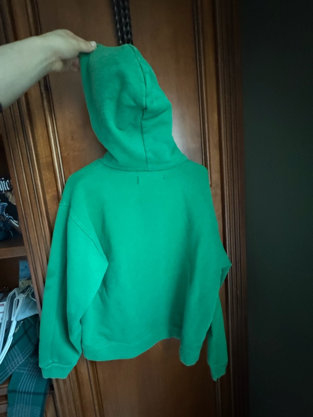 PacSun Green Hoodie with Yellow Lettering - Picture 5 of 6
